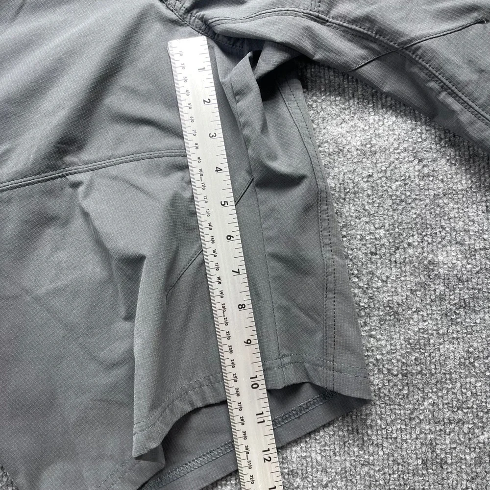 Kuhl Silencr Kargo Shorts Mens 40 Gray Reflex Softshell Hiking Outdoor 10 Inseam